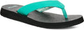 Yoga Mat Sandal for Women - Memory Foam Beach Flip Flops