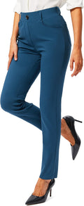 Rammus Womens Yoga Dress Pants with Pockets - Office Stretch Pants
