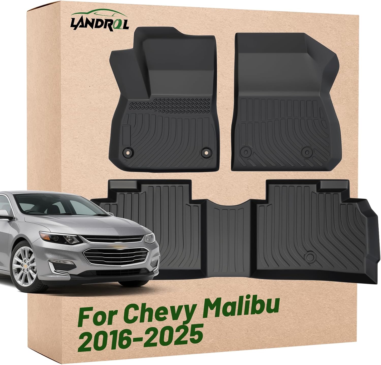 Car Floor Mats Replacement for Chevrolet Malibu 2016-2025