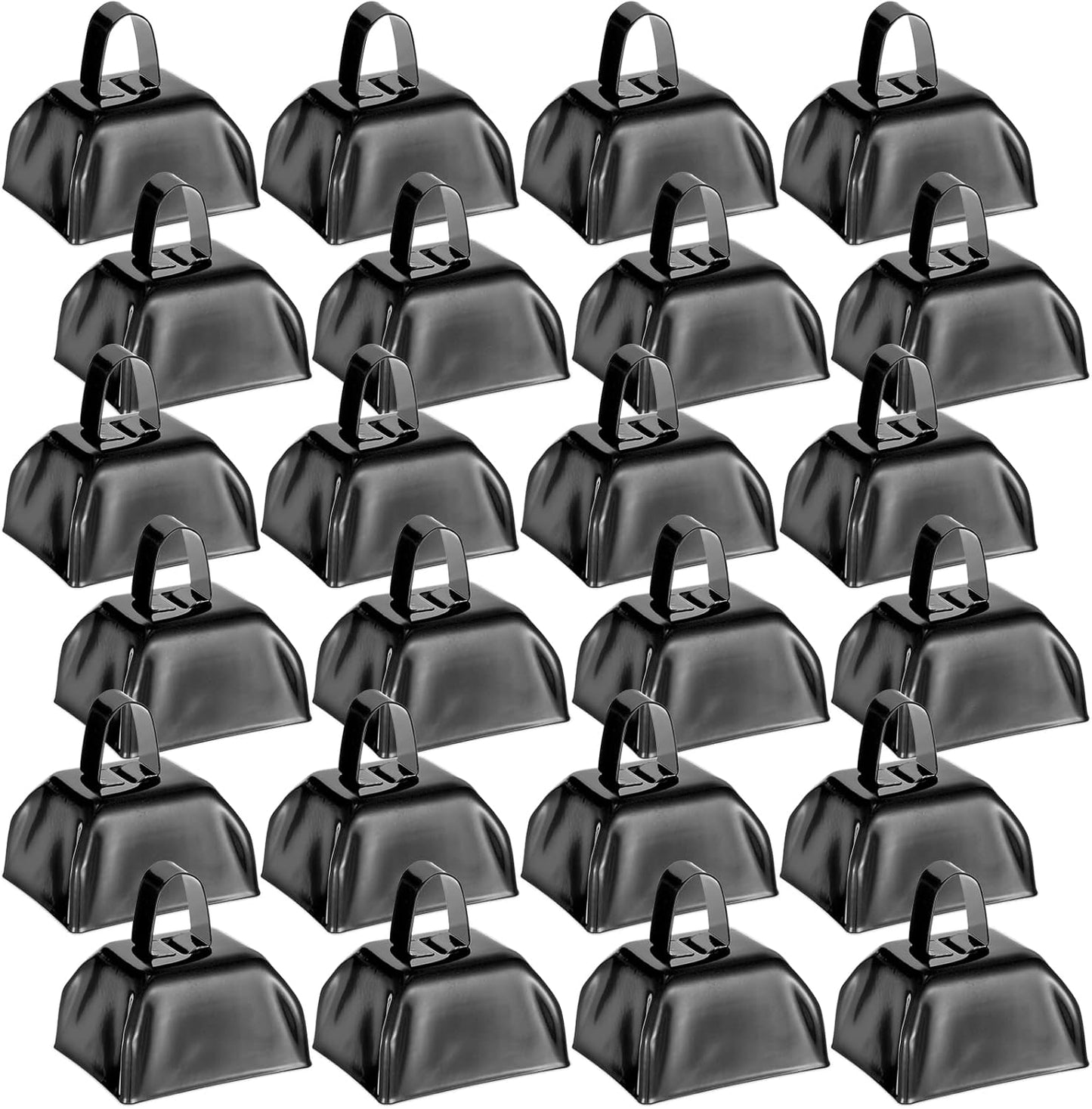 Loud Metal Cowbell Set for Sporting Events and Celebrations