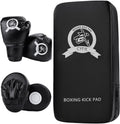 Kids 5Pcs Boxing Pads Gloves Punching Mitts Kick Pack Set - Training