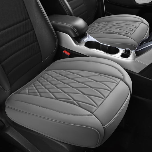 CAR PASS Leather Front Car Seat Covers for Ultimate Comfort