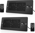 2-Pack Register Booster Fan for 4ft x 10ft Vents - Improve Airflow