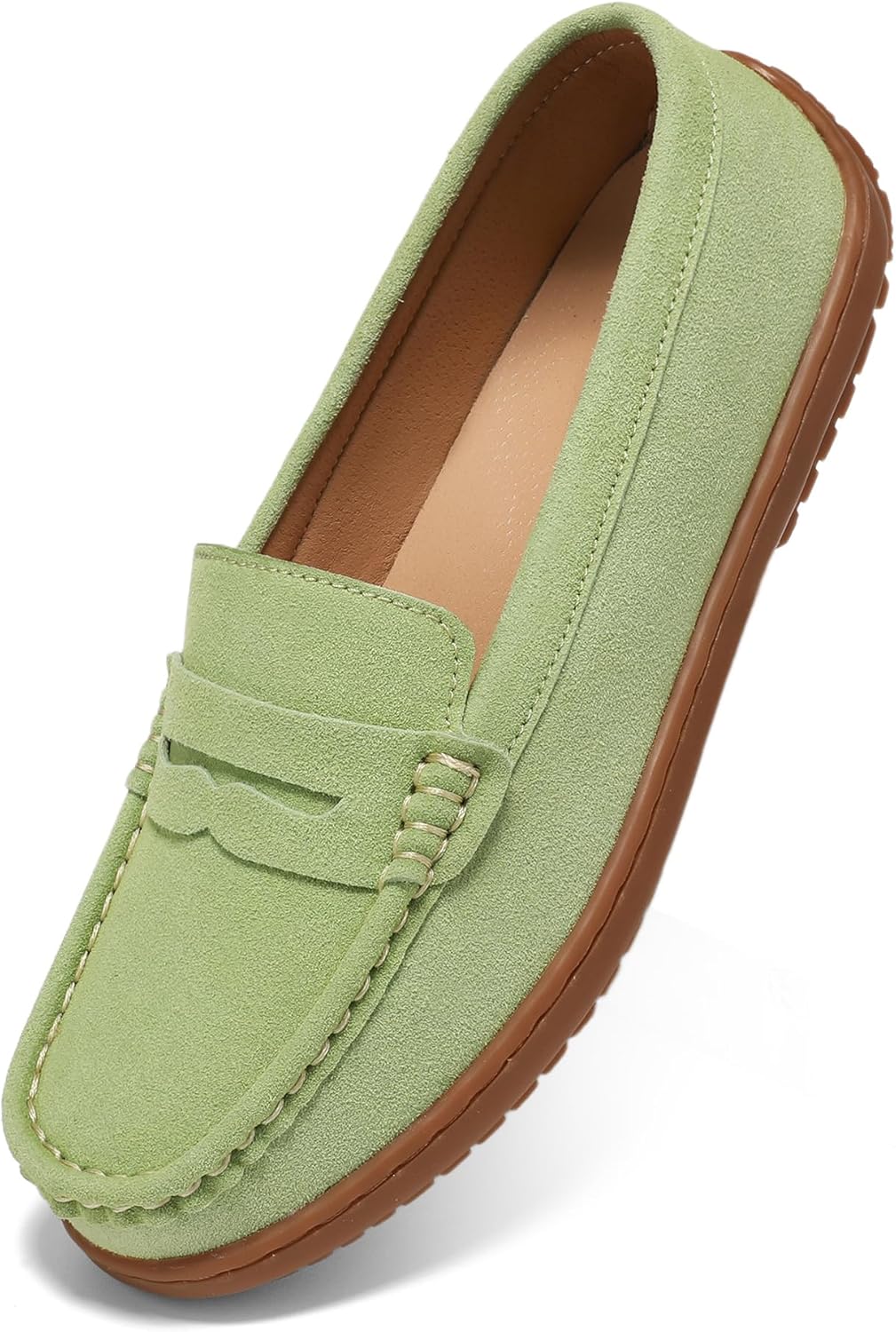 BEAUSEEN Women's Penny Loafers Slip-On for All-Day Comfort