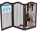 INTERNET'S BEST Arched Top Dog Gate 3-Panel - Extra Wide Pet Barrier