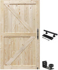 S&Z TOPHAND 48in x 84in Unfinished Barn Door - Custom Stain Ready
