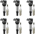 Ignition Coil Pack UF375 & Iridium Spark Plugs 6509 Set of 4