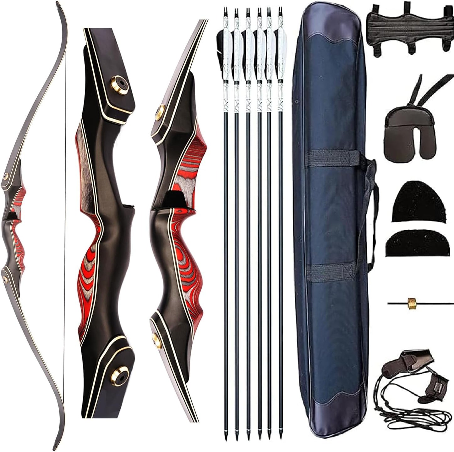 PMZ Recurve Bow and Arrow Set for Beginners and Professionals