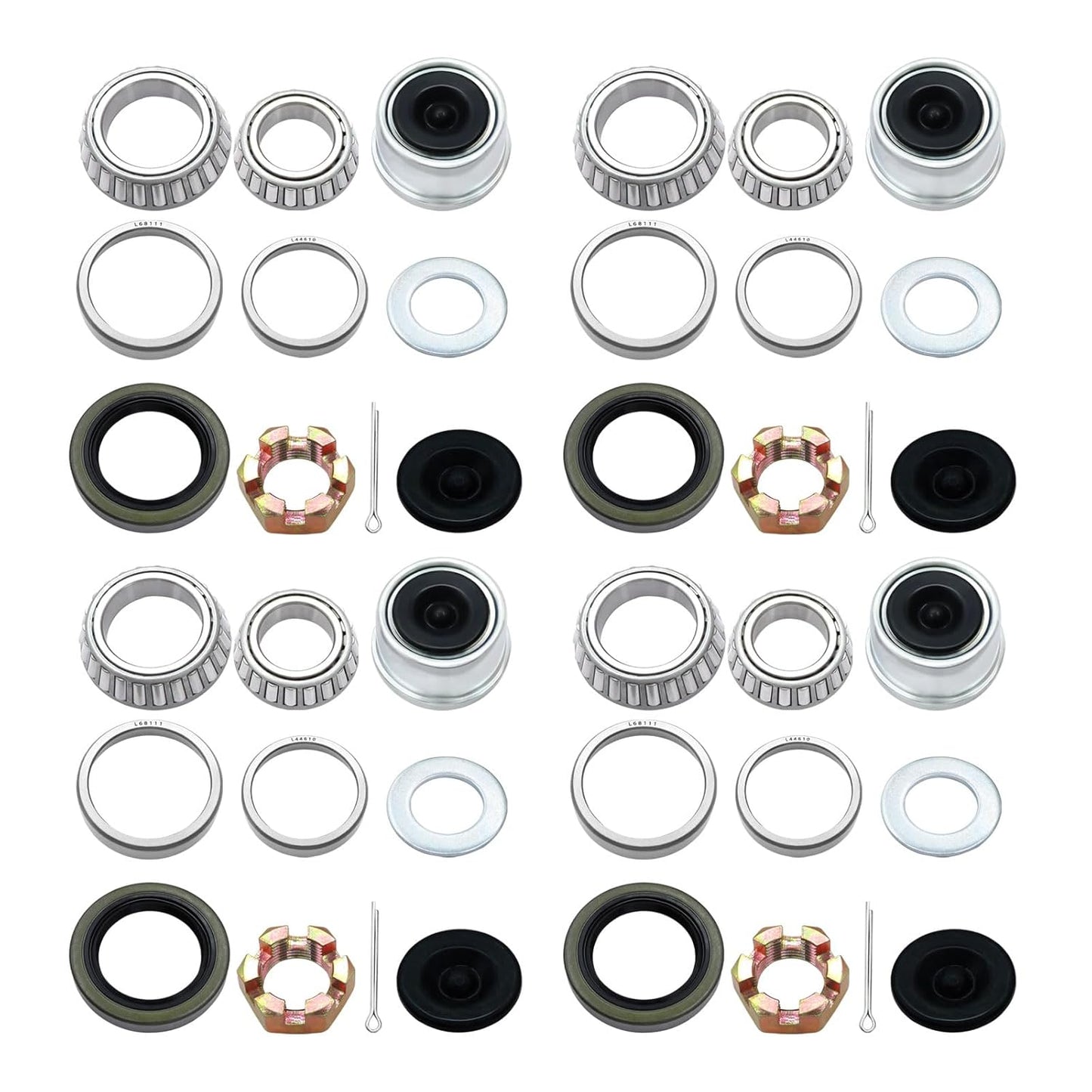 3500lb Trailer Bearing Kit for 1-3/8ft' to 1-1/16ft' Axles