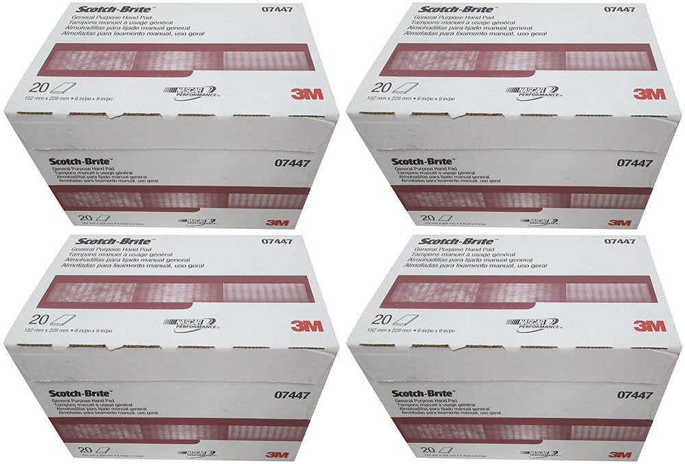 3M Scotch-Brite Maroon General Purpose Hand Pad for Versatile Use