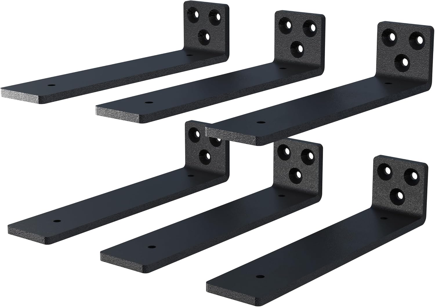 10 Inch Floating Shelf Brackets for Heavy Duty Wall Support
