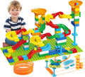 Marble Run Toys for Kids Age 3-8 - 128 Pc STEM Building Set