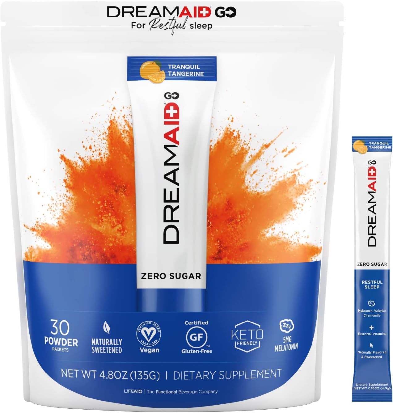 Sleep Aid Drink with Melatonin and Chamomile for Better Rest