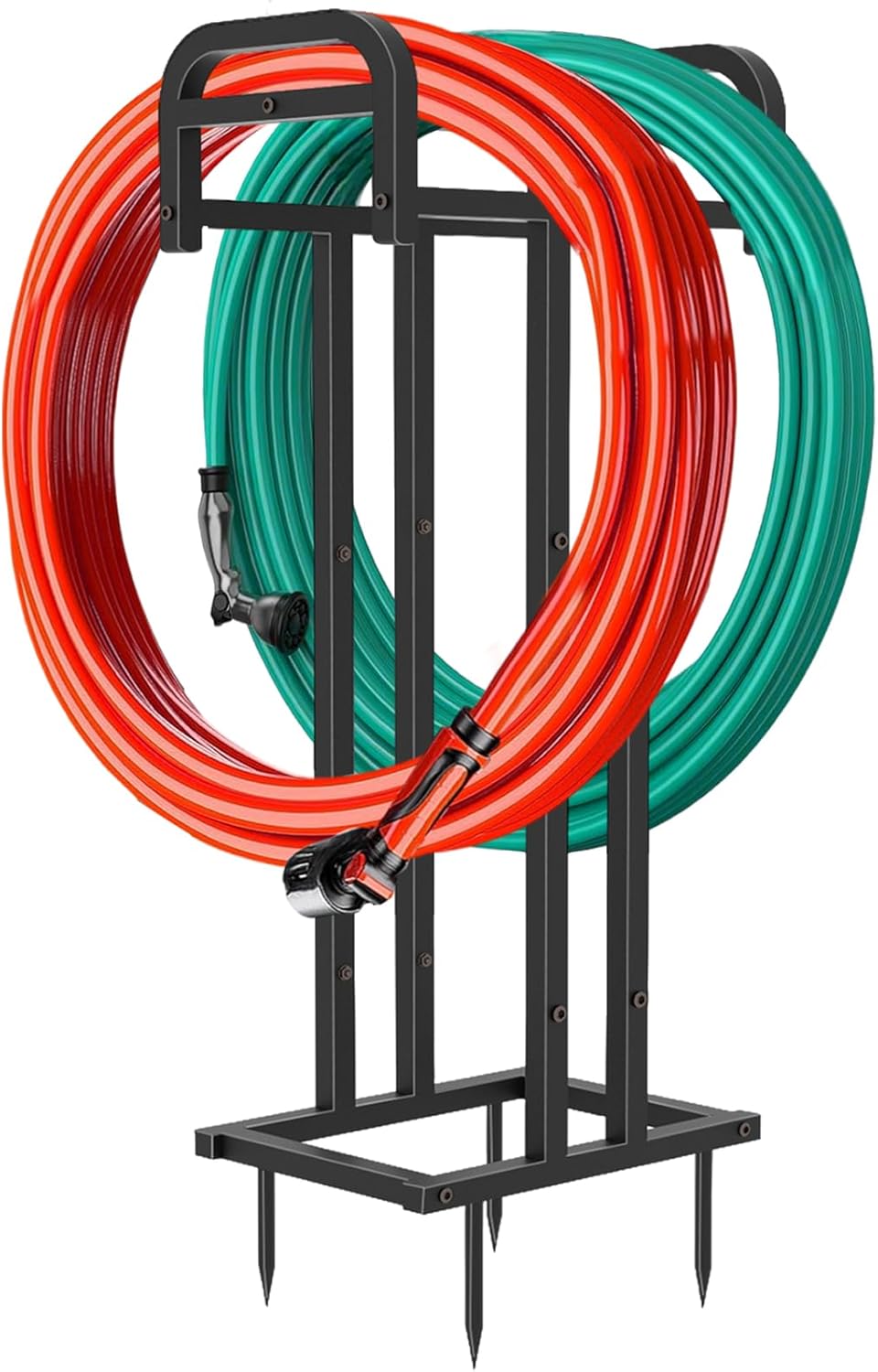 Garden Hose Holder with Double-Sided Design for Easy Storage