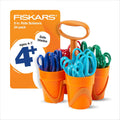 Fiskars 5ft Blunt-Tip Scissors Classpack 24-Pack - Classroom Caddy