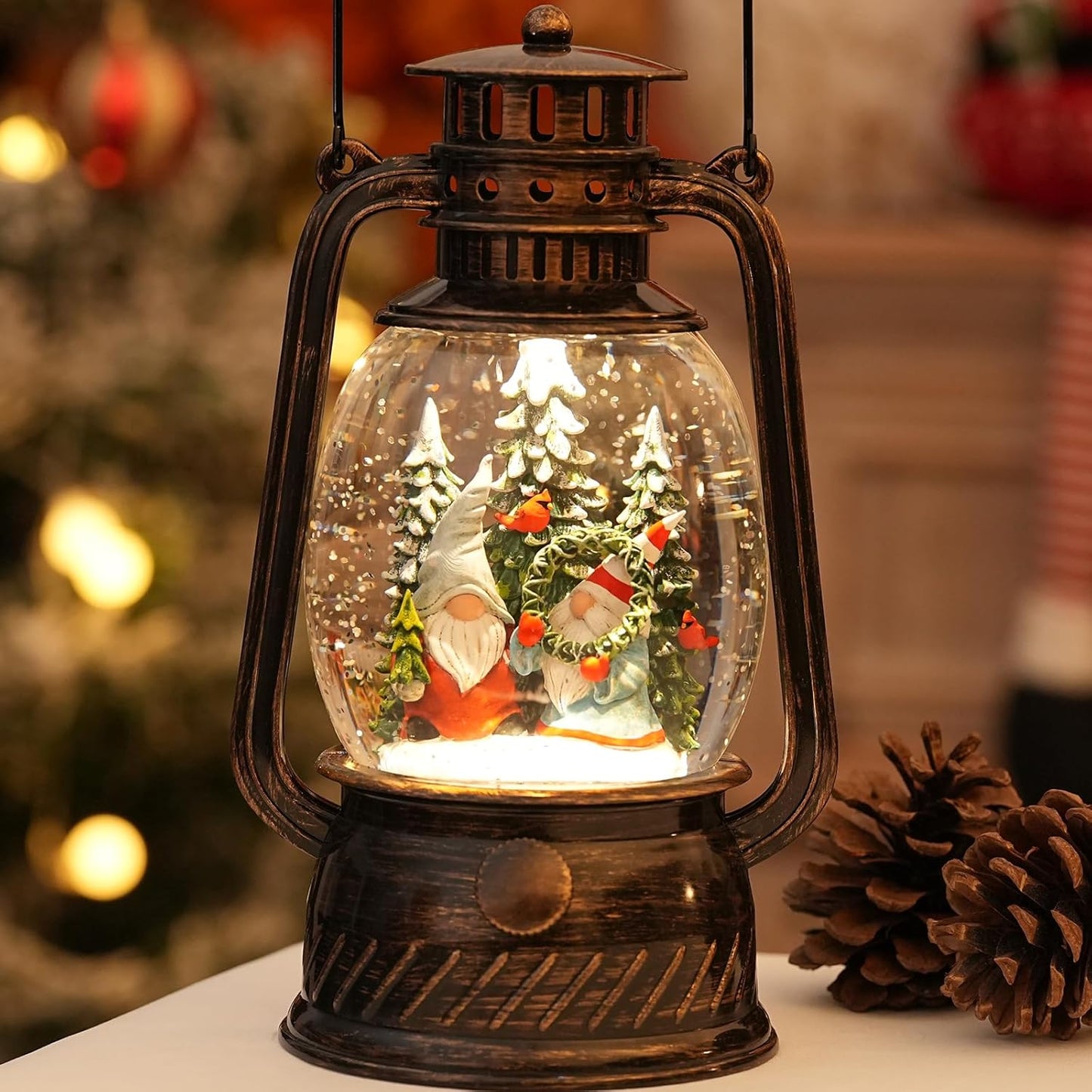 Gnomes Snow Globe Christmas Decorations for Festive Cheer