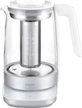 ZWILLING Enfinigy Glass Kettle 1.7L - Precise Temp for Tea & Coffee