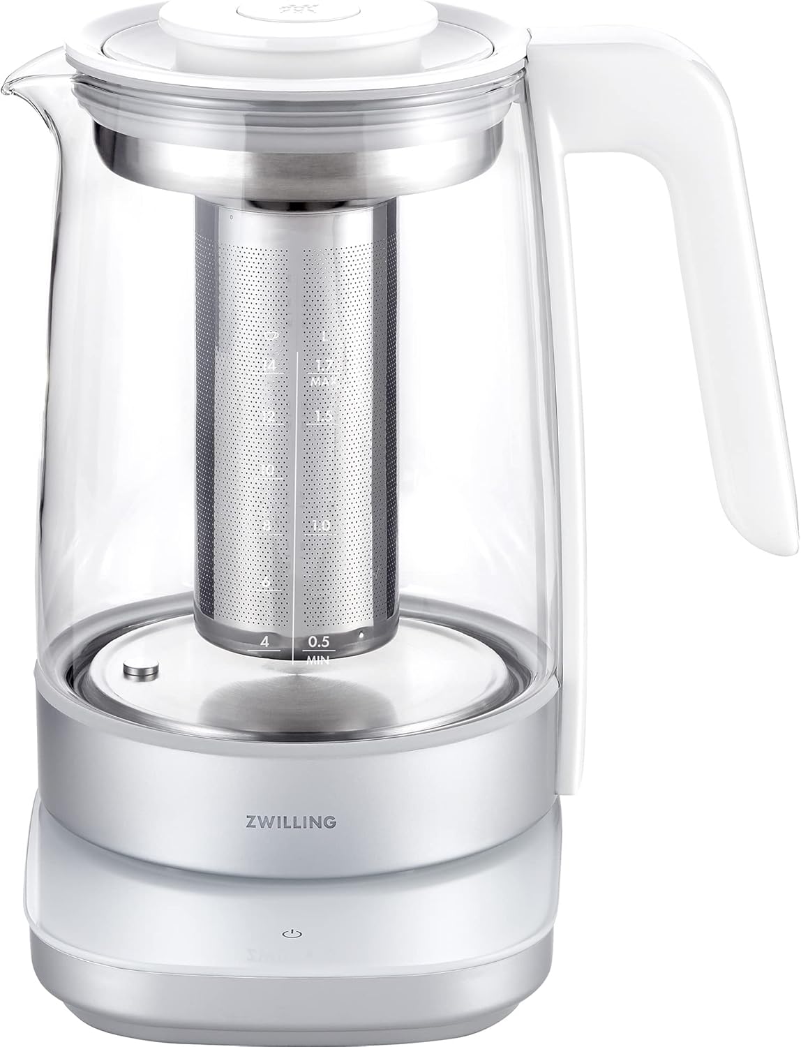 ZWILLING Enfinigy Glass Kettle with 6 Preset Temps for Tea