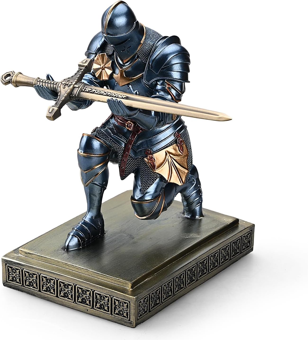 Knight Pen Holder & Letter Opener Set - Desk Organizer Gift