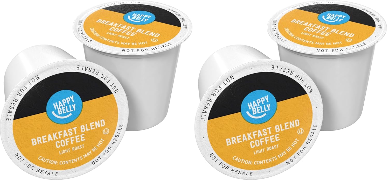 Happy Belly Light Roast Coffee Pods for Keurig 2.0 Brewers