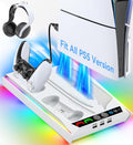 PS5 Cooling Station with Controller Charger - Quiet Fan & 3 USB Ports