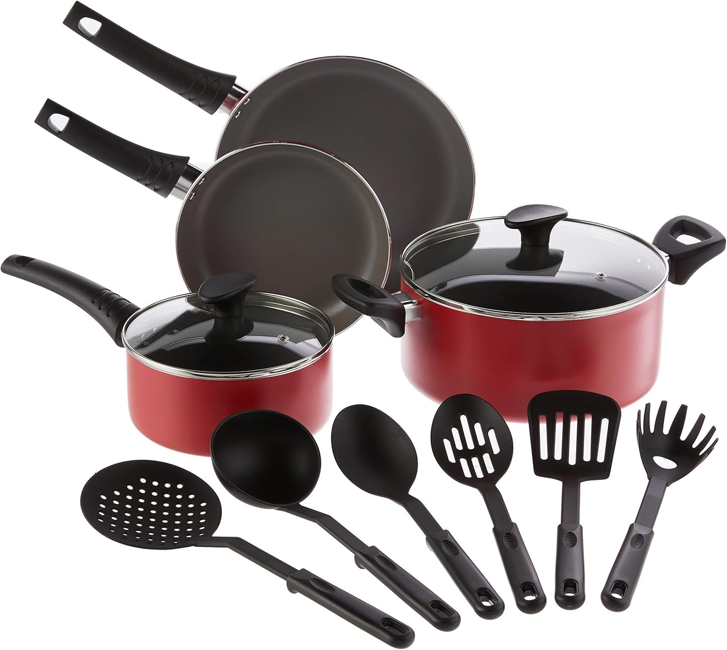 Nonstick Cookware Set by BELLA - 12 Piece Pots and Pans