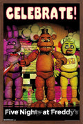 Five Nights at Freddy's Celebrate Wall Poster for Any Room