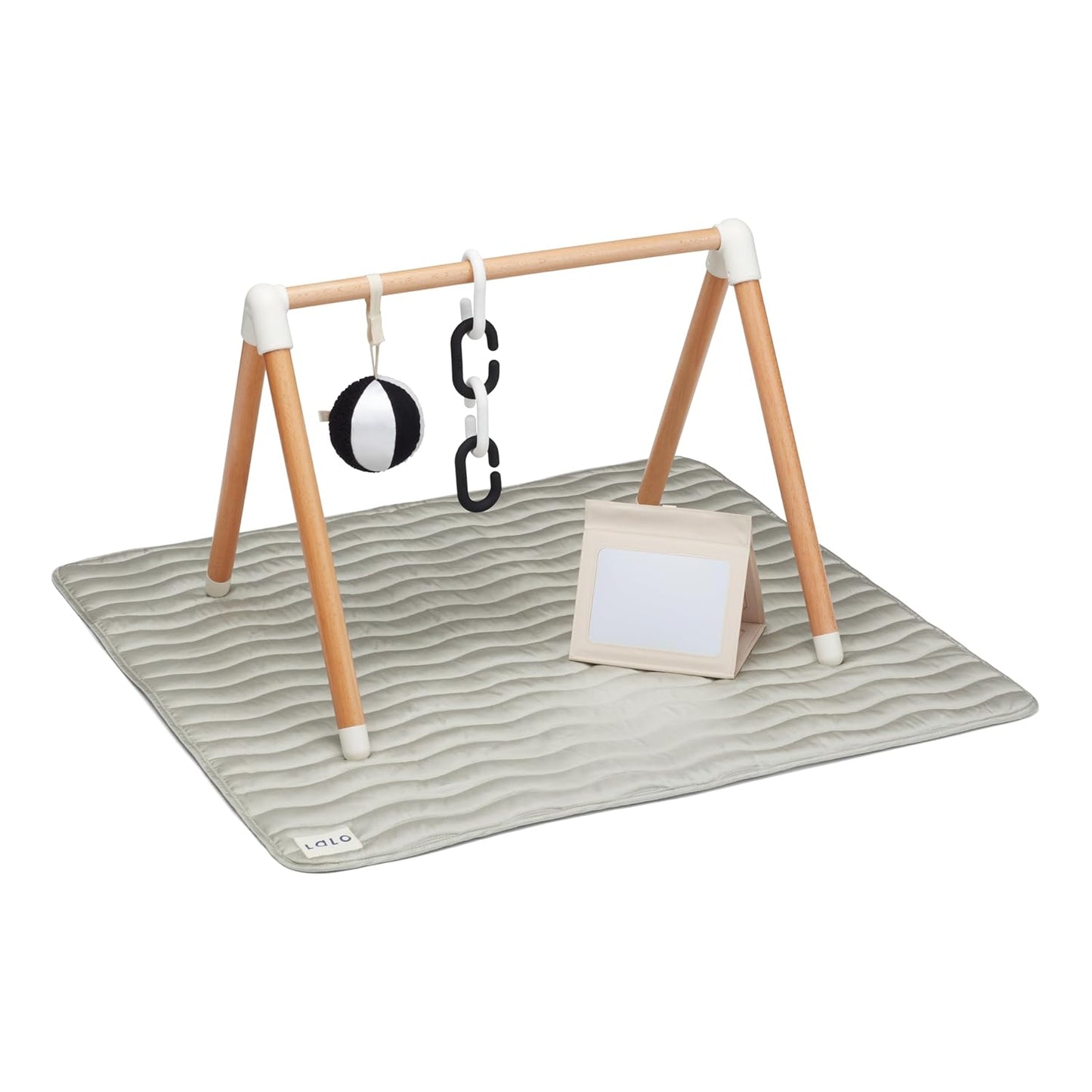 Lalo Baby Gym & Playmat: Eco-Friendly Sage Playmat for Growth