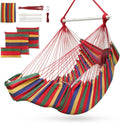Outerman Hammock Chair Hanging Chair with Foot Rest Support - Relaxing