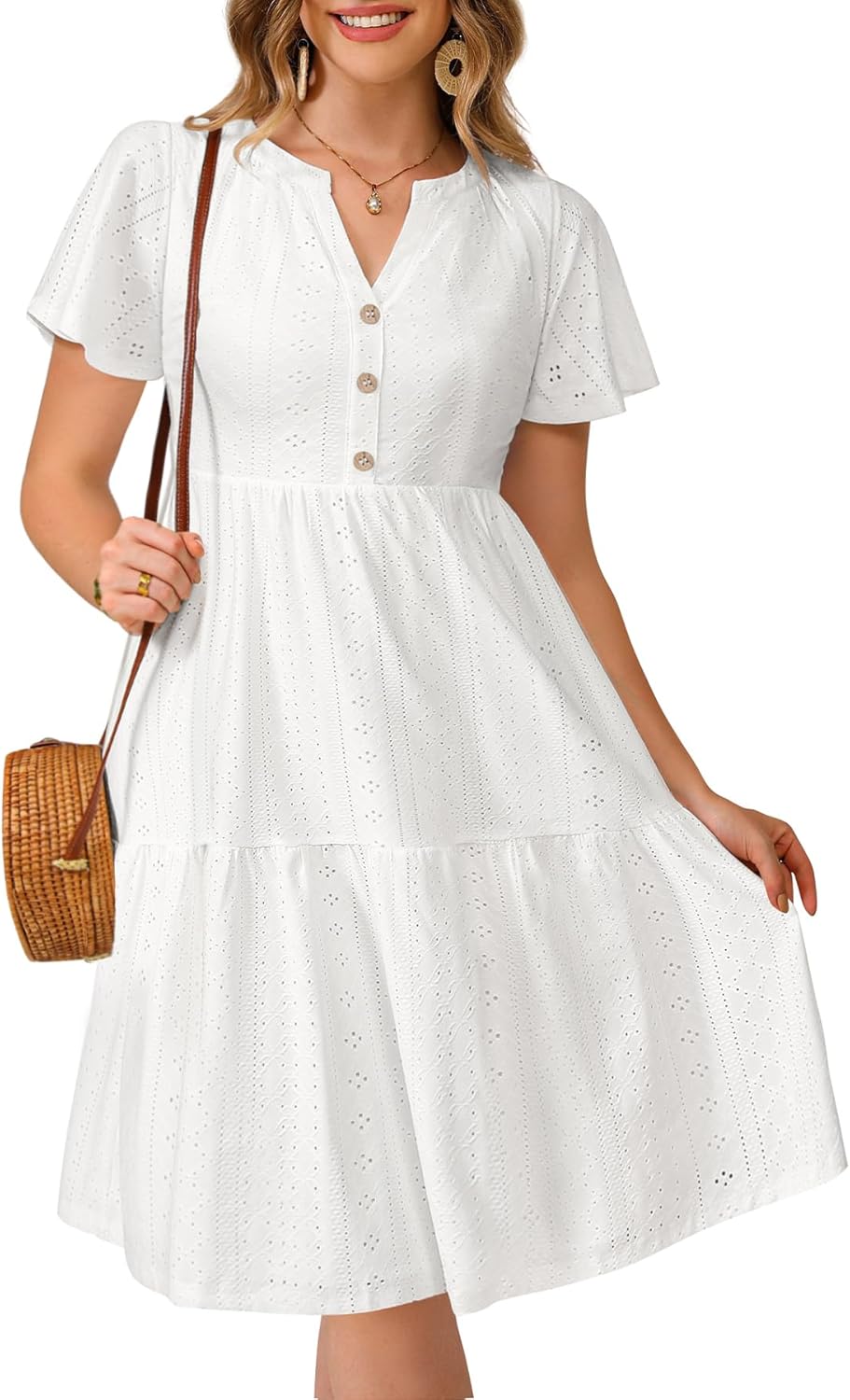 Plus Size Summer Dress for Women - Casual Sundress Style