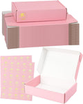 Small Pink Shipping Boxes 9x6x2 in Mailer Pack of 45 - Cute Gift