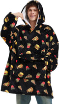 Adult Wearable Sherpa Blanket Hoodie Soft and Comfortable Design