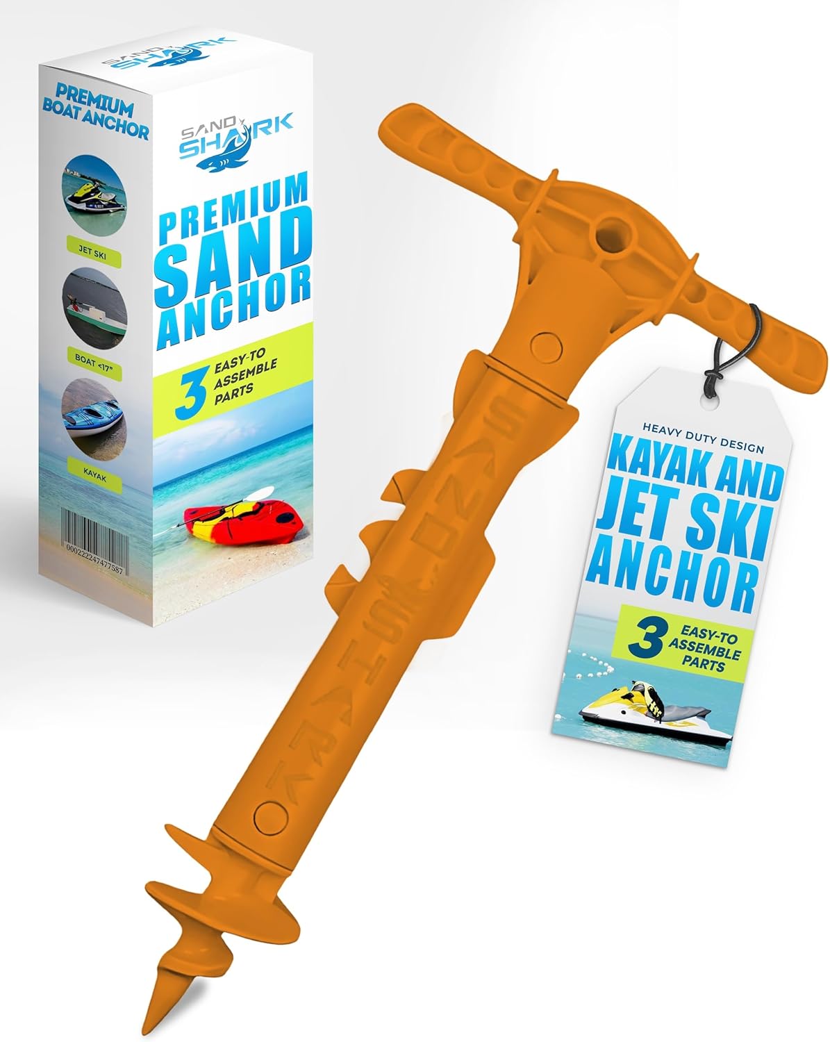 SandShark Sport Boat Anchor - Lightweight and Durable Design