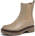 Chelsea Ankle Boots Platform Slip On Chunky Heel Lug