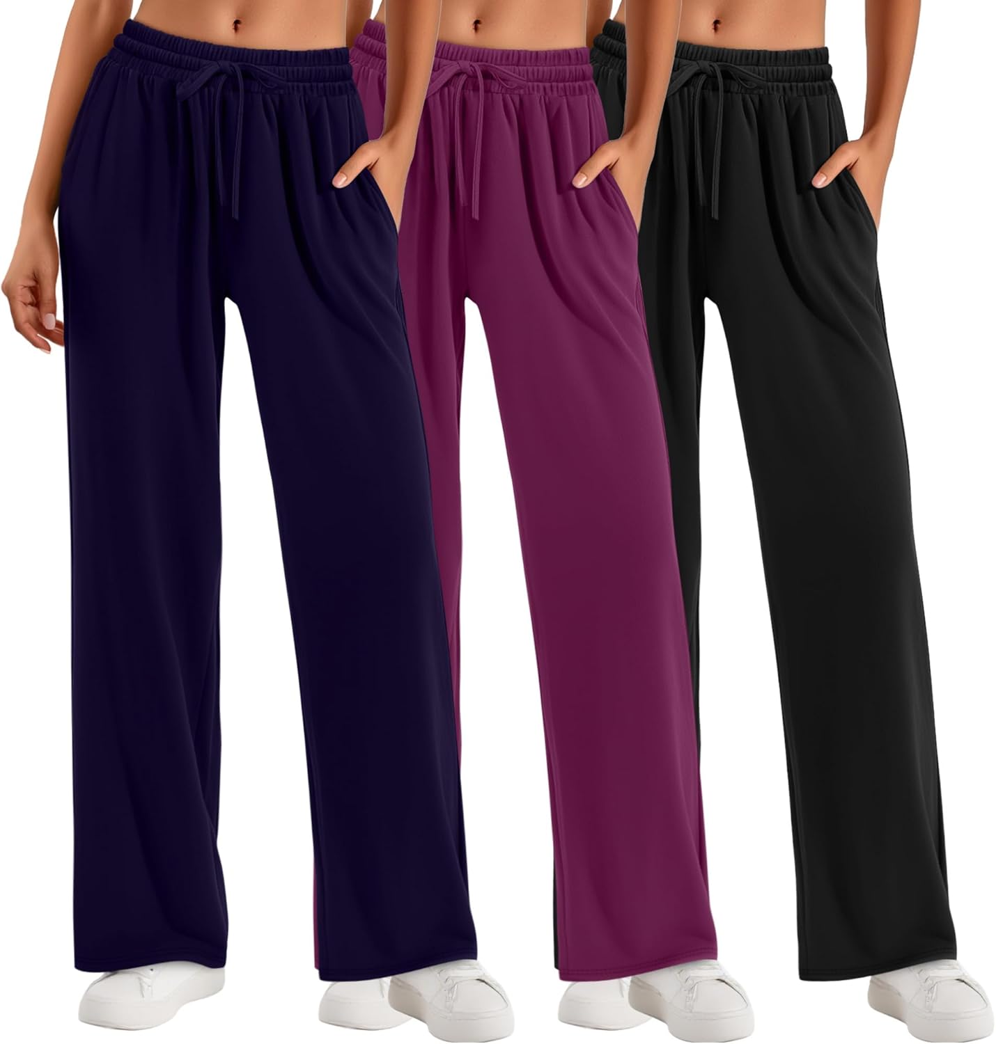 Neer Women's Baggy Sweatpants with Pockets for Cozy Comfort