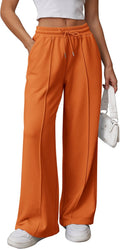 Womens Wide Leg Sweatpants High Waisted Baggy Pants - Comfortable