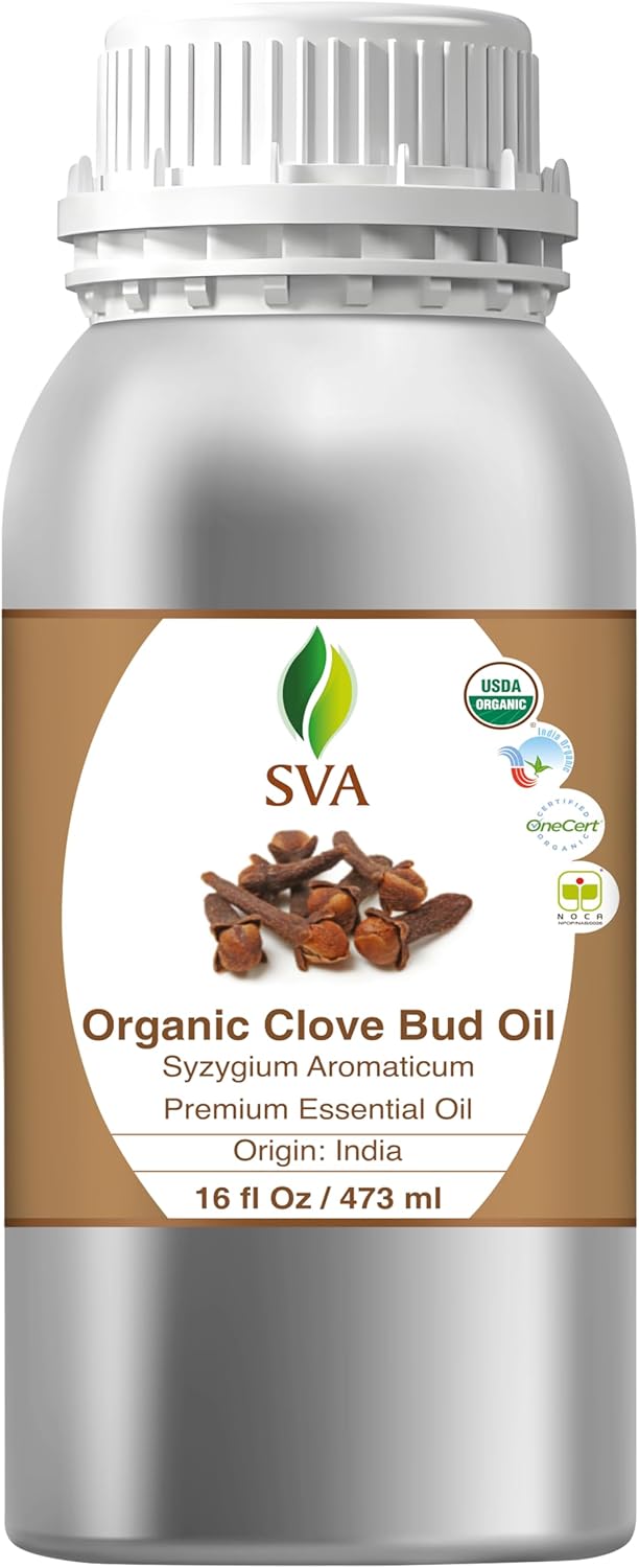 SVA Clove Essential Oil 100% Natural for Aromatherapy and Care
