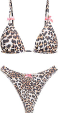 Seamoly Women's Fashionable Tie Back Bikini Set Ideal for Summer