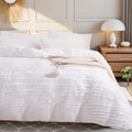 NEXHOME PRO Duvet Cover King Size - Boho Tufted Lightweight Set