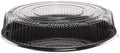 CheckMate 18 in Plastic Round Catering Tray and Dome Lid Combo