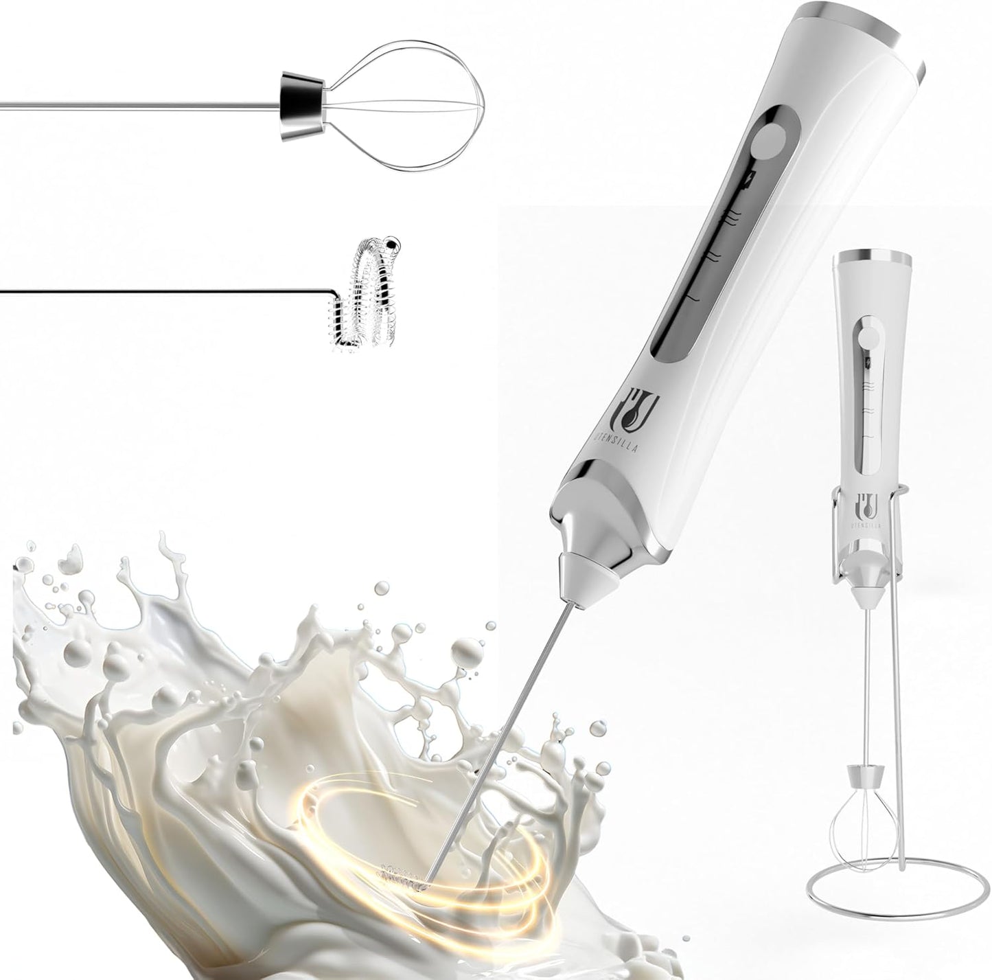 UTENSILLA Rechargeable Milk Frother: Perfect Foam!