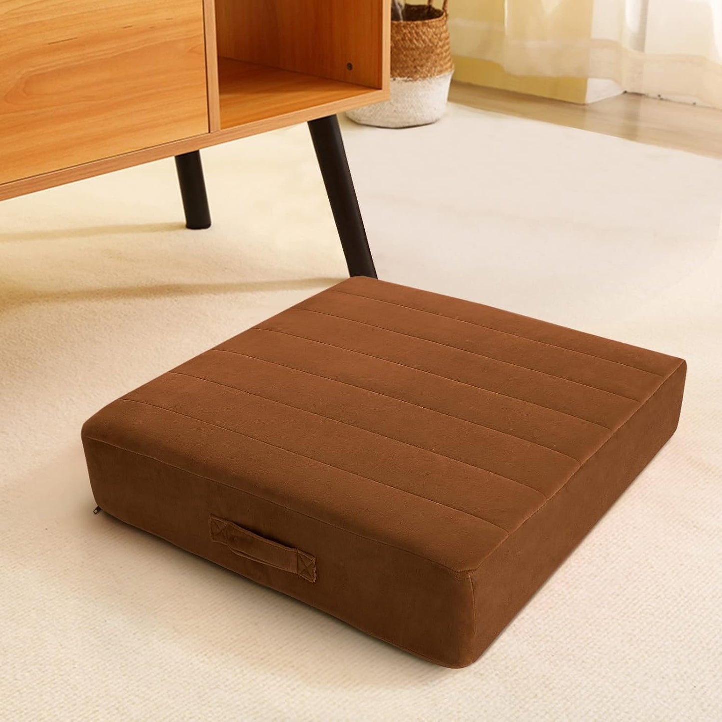 MeMoreCool Square Floor Pillow for Adults and Kids Seating
