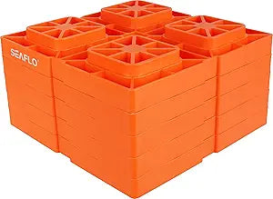 SEAFLO Heavy-Duty RV Leveling Blocks for Maximum Stability
