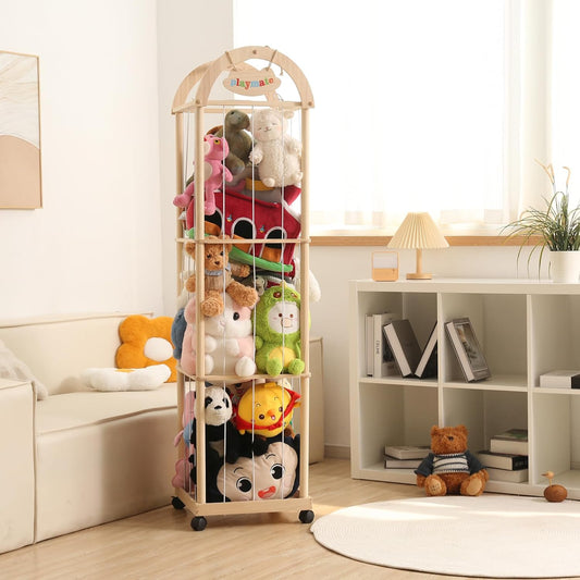 Large Stuffed Animal Storage Organizer for Playrooms & Bedrooms