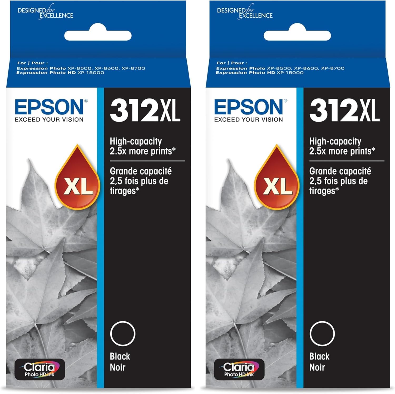 Epson T312 Claria Photo HD Ink Cartridge Pack for Photo Printers