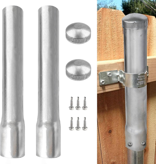 2-3/8in OD Metal Post Extender for Fence Height Increase