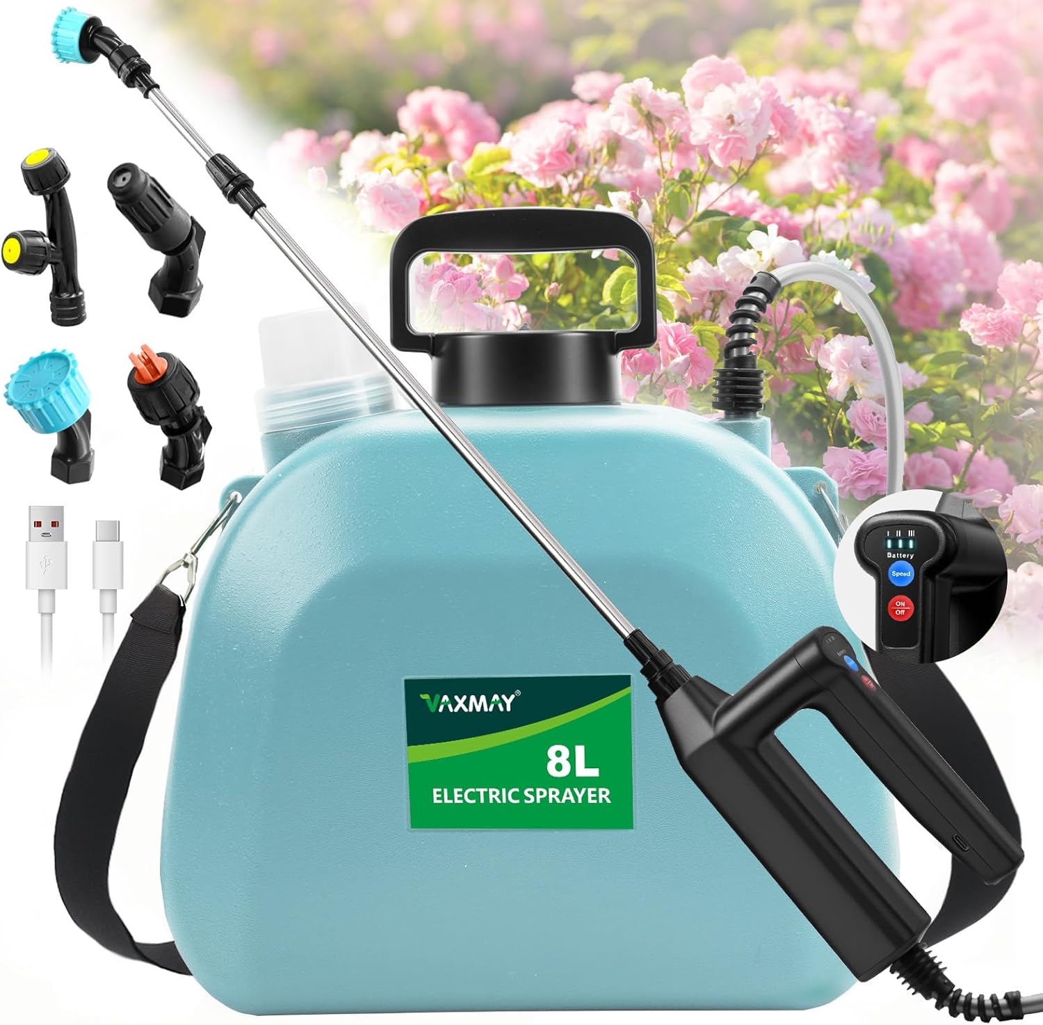 Battery Powered Sprayer 2 Gallon for Efficient Lawn Care