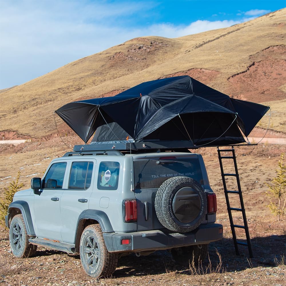 EZUNSTUCK Lightweight Rooftop Tent: Waterproof & Easy Setup