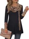 Furnex Women's Long Sleeve Cowl Neck Tunic Top - Flattering Winter