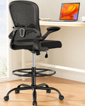 ErGear Drafting Chair Standing Desk Chair with Adjustable Foot Ring